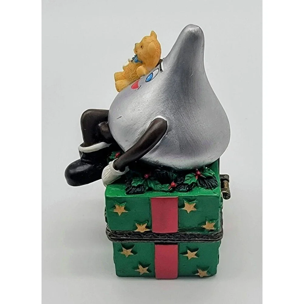 Hershey's Kiss Kurt Adler Christmas Trinket Ring Box Holiday Decor
